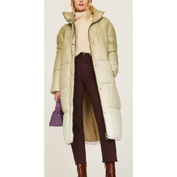 Busayo Collective Ombre Puffer Coat Full Zip XS - Picture 1 of 11